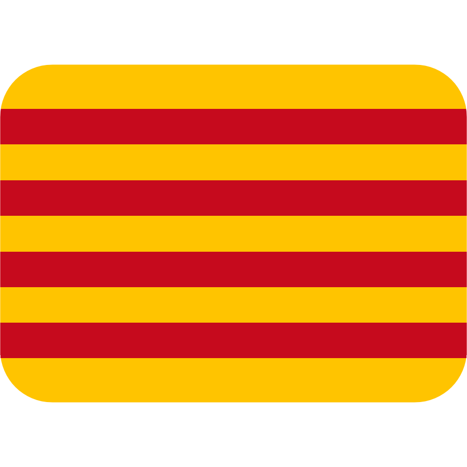 Emoticona de la bandera catalana Senyera_twitter
