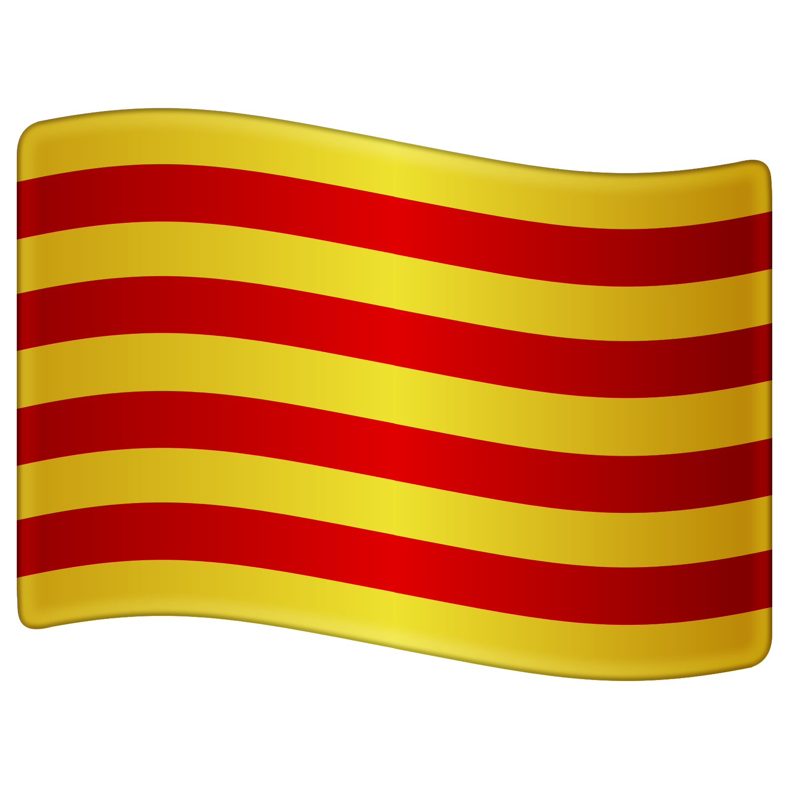 Emoticona de la bandera catalana Senyera_whatsapp